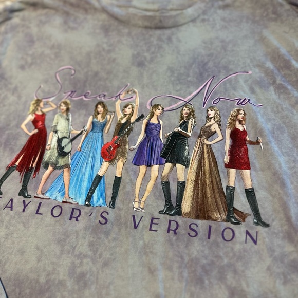TAYLOR SWIFT Speak Now Tshirt M - Picture 2 of 5